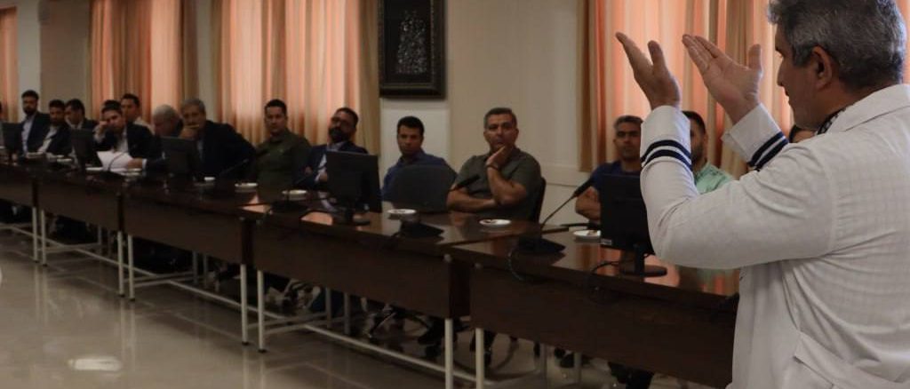 دوره آموزشی مدیریت بحران در شرایط جنگی ویژه کادر اداری برگزار شد