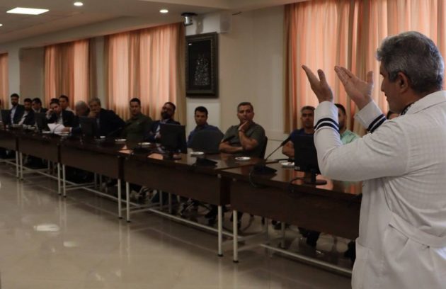 دوره آموزشی مدیریت بحران در شرایط جنگی ویژه کادر اداری برگزار شد