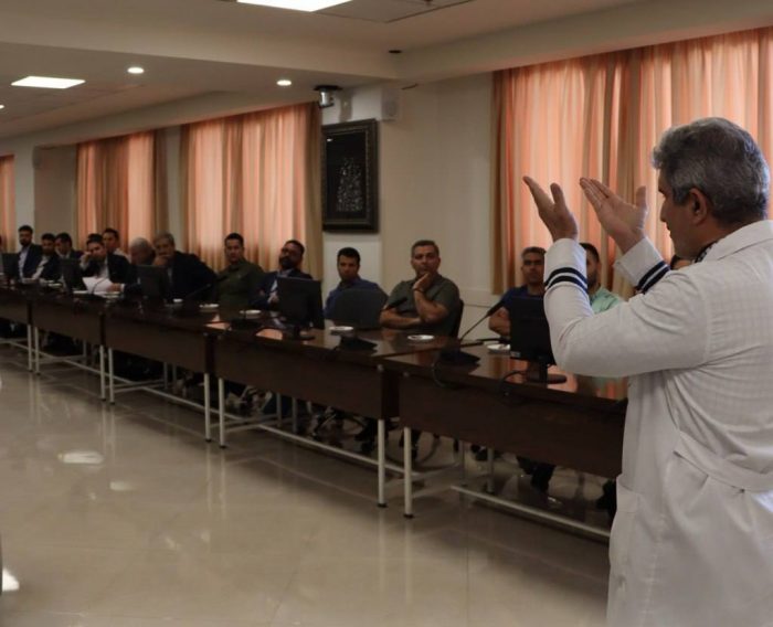 دوره آموزشی مدیریت بحران در شرایط جنگی ویژه کادر اداری برگزار شد