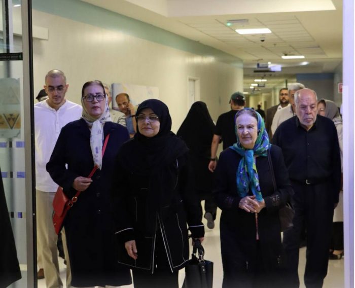 بازدید اعضا هیات امناء انجمن از بخش پزشکی هسته‌ای و بخش درحال تجهیز رادیوتراپی بیمارستان ناظران