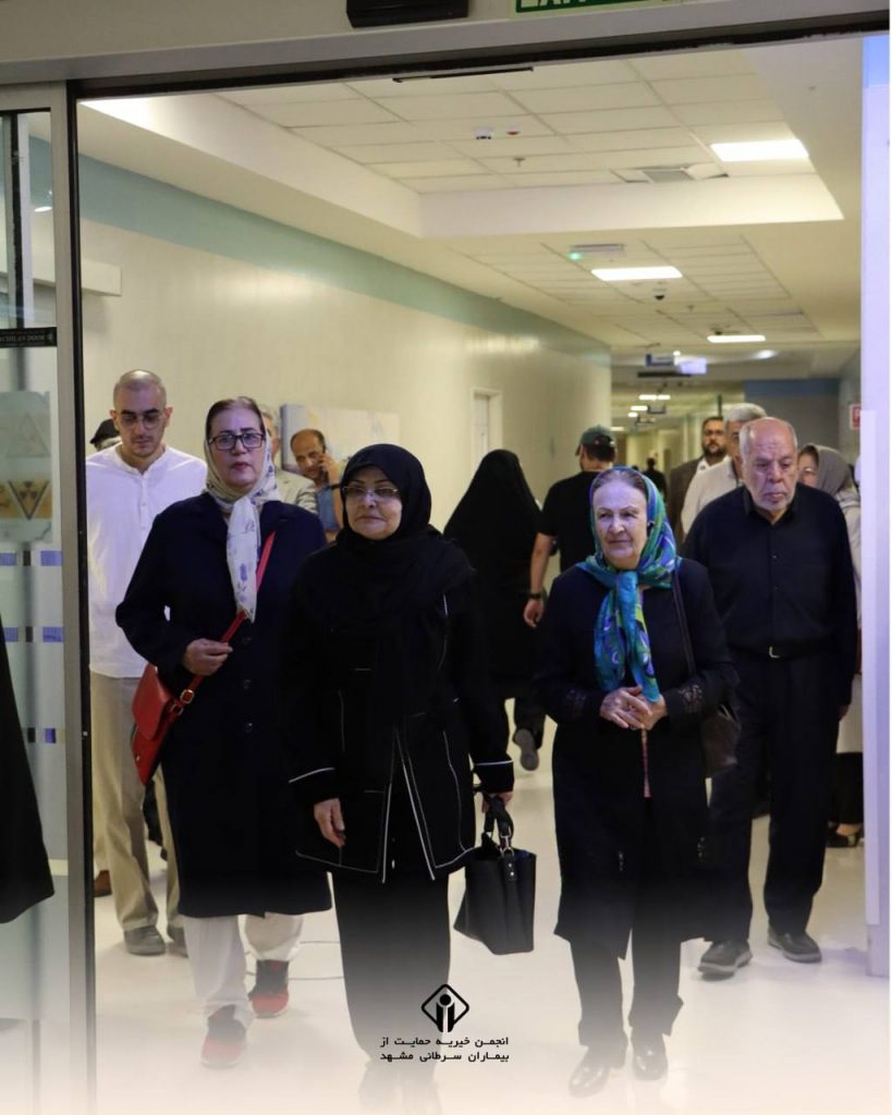 بازدید اعضا هیات امناء انجمن از بخش پزشکی هسته‌ای و بخش درحال تجهیز رادیوتراپی بیمارستان ناظران